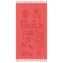 TOALLA PLAYA VELOURS 07858 BEACH CORAL 90X170 SUR & SURF