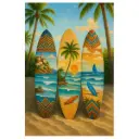 TOALLA PLAYA MICROFIBRA 90X170 07884 TABLA SURF SUN & SURF