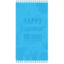 TOALLA PLAYA VELOURS 07860 HAPPY TURQUESA 90X170 SUR & SURF