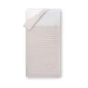 FUNDA NORDICA REVERSIBLE DESENFUNDABLE CON RELLENO+ CHICHONERA MOD. GOFRADO ROSA INTERBAY