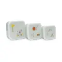 SET DESAYUNO 3 PIEZAS MODELO GRANJA KOALA VERDE INTERBABY