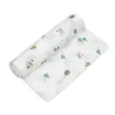MUSELINA 120 x 120 MODELO GRANJA KOALA BLANCO INTERBABY