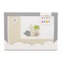 JUEGO DE SABANAS TELA 11054 BLANCO/BEIGE VIDAL HOME BABY