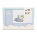 JUEGO DE SABANAS TELA 11054 BLANCO/AZUL VIDAL HOME BABY