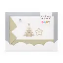 JUEGO DE SABANAS TELA 11055 BLANCO/BEIGE VIDAL HOME BABY