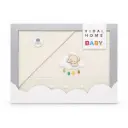 JUEGO DE SABANAS TELA CUNA 11060 BEIGE VIDAL HOME BABY
