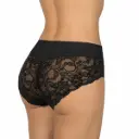 BRAGA SEÑORA ENCAJE TRASERO FANTASIA 0478 PACK 2 NEGRO NAIARA 