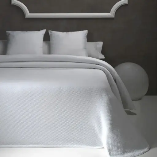 COLCHA JACQUARD JOYA BLANCO HOSTELINE