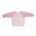 BABERO CON MANGAS ESTAMPADO FLORES PETALOS ROSA INTERBABY