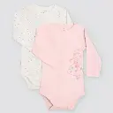 BODY BEBÉ MANGA LARGA 25461 PACK DE 2 YSABEL MORA 
